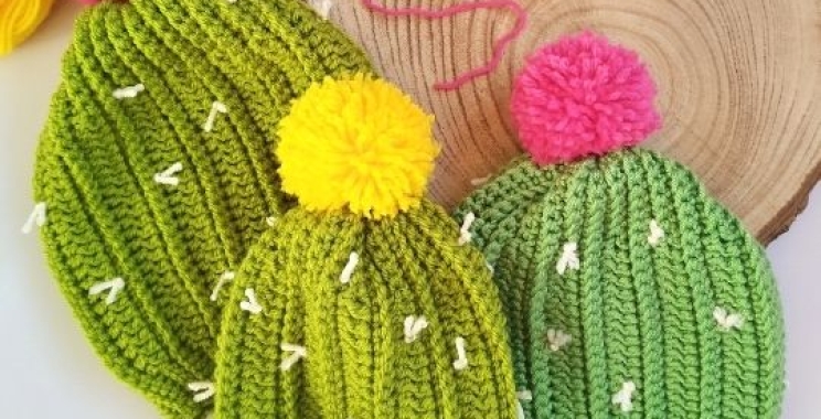 Cactus Beanie Crochet Pattern