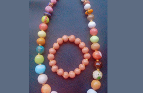 Handcrafted Ceramic Statement Necklace Set