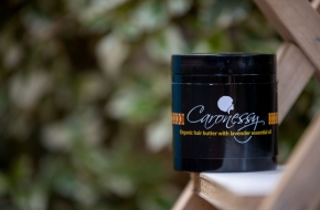 Organic hair butter with lavender essential oil