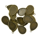 Tear Drop Bezel for Jewelry making